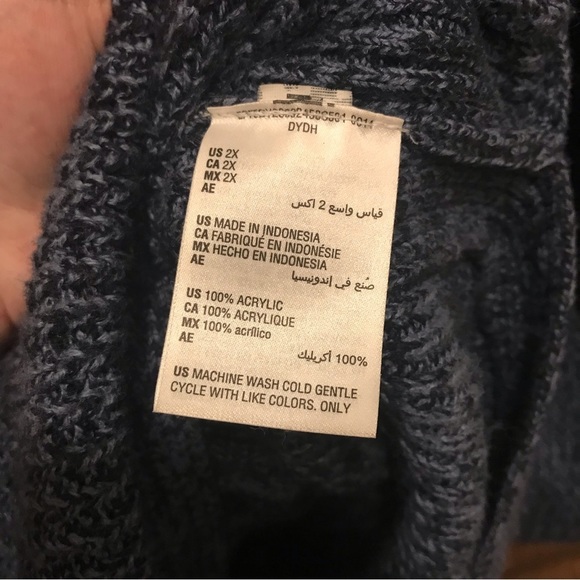 Style & Co cowl neck envelope tunic sweater plus size - Picture 9 of 9